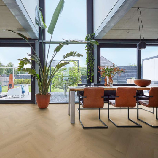 Floorlife YUP Merton herringbone click light oak