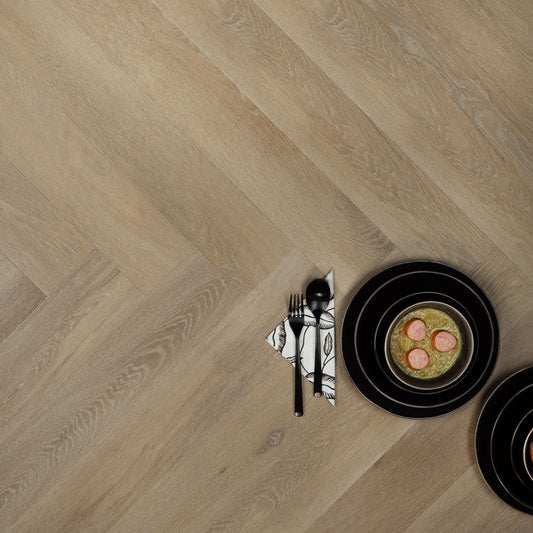 DD PVC klik Trendy visgraat honing