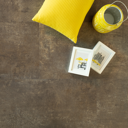 DD PVC klik Flinke tegel brownie 90,6x44,8 cm