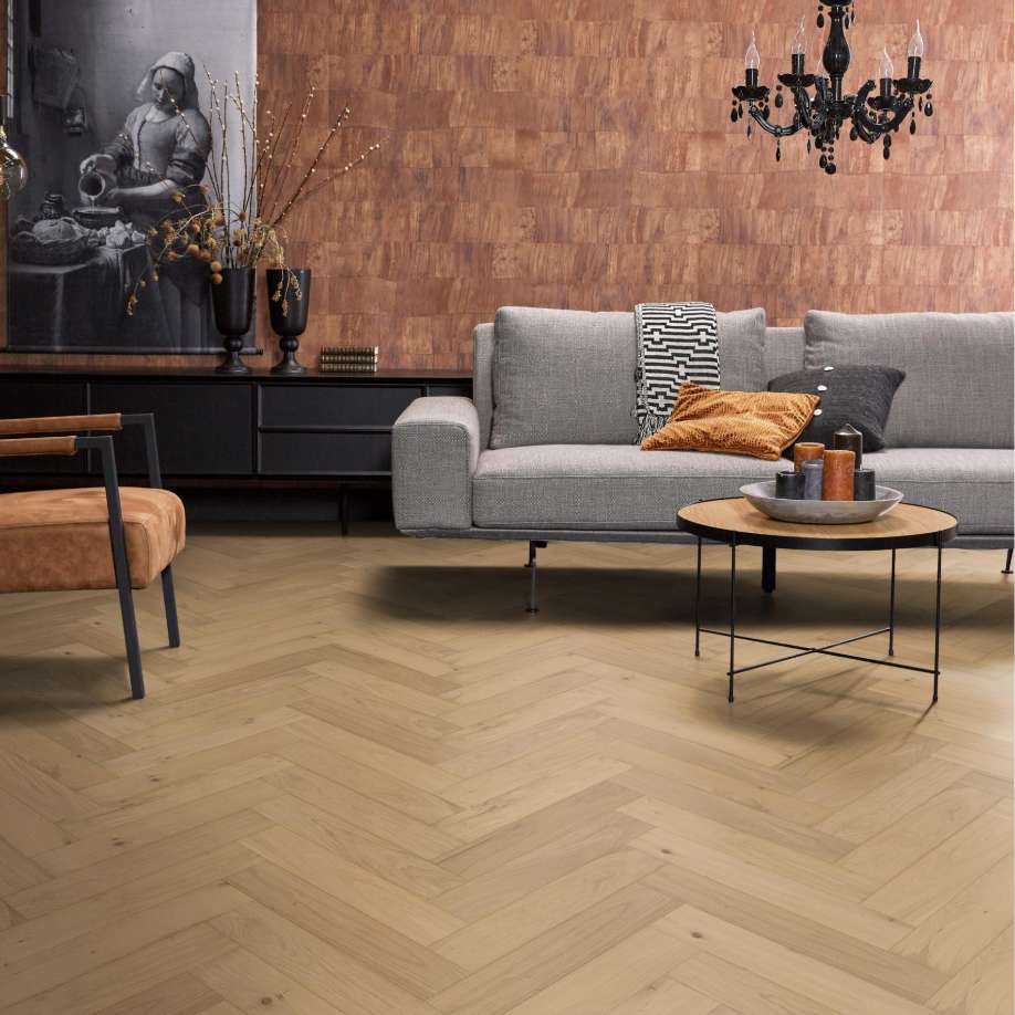 Floorlife Beverly Hills visgraat rustiek blank 4105