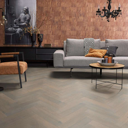 Floorlife Beverly Hills visgraat rustiek dubbel gerookt wit 4104