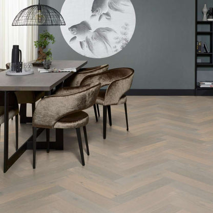 Floorlife Beverly Hills visgraat rustiek dubbel gerookt wit 4104
