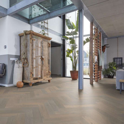 Floorlife Beverly Hills visgraat rustiek dubbel gerookt wit 4104