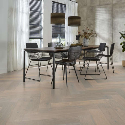 Floorlife Beverly Hills visgraat rustiek dubbel gerookt wit 4104