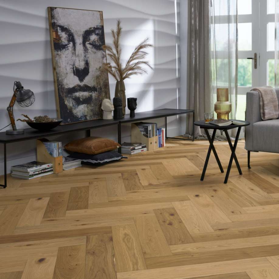 Floorlife Beverly Hills visgraat rustiek dubbel gerookt naturel 4103