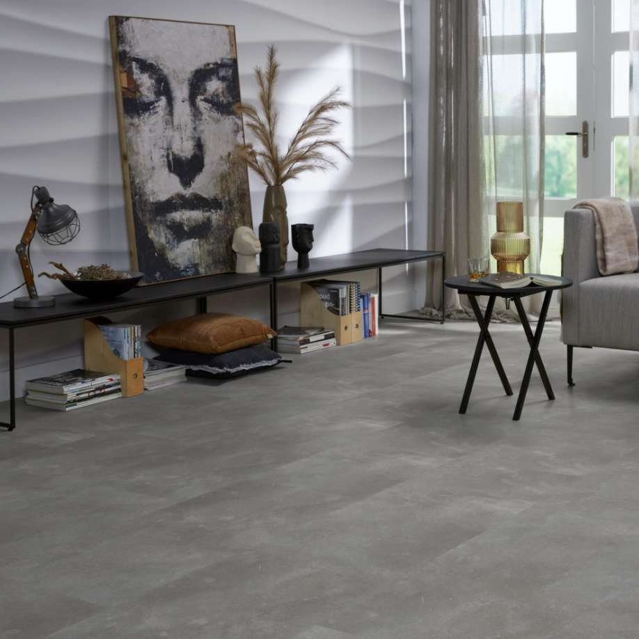 Floorlife Ealing dryback dark grey