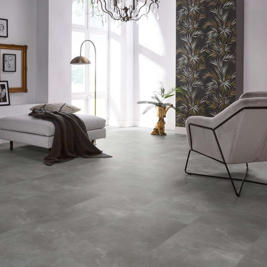 Floorlife Ealing dryback dark grey