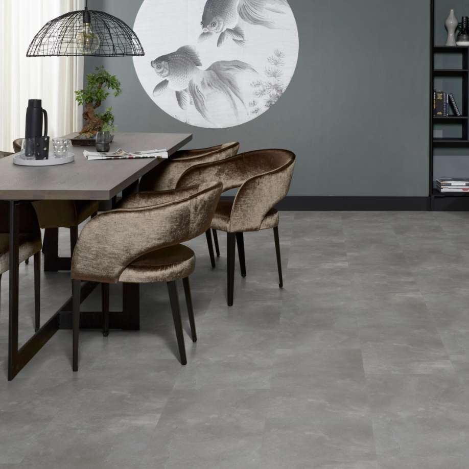 Floorlife Ealing dryback dark grey
