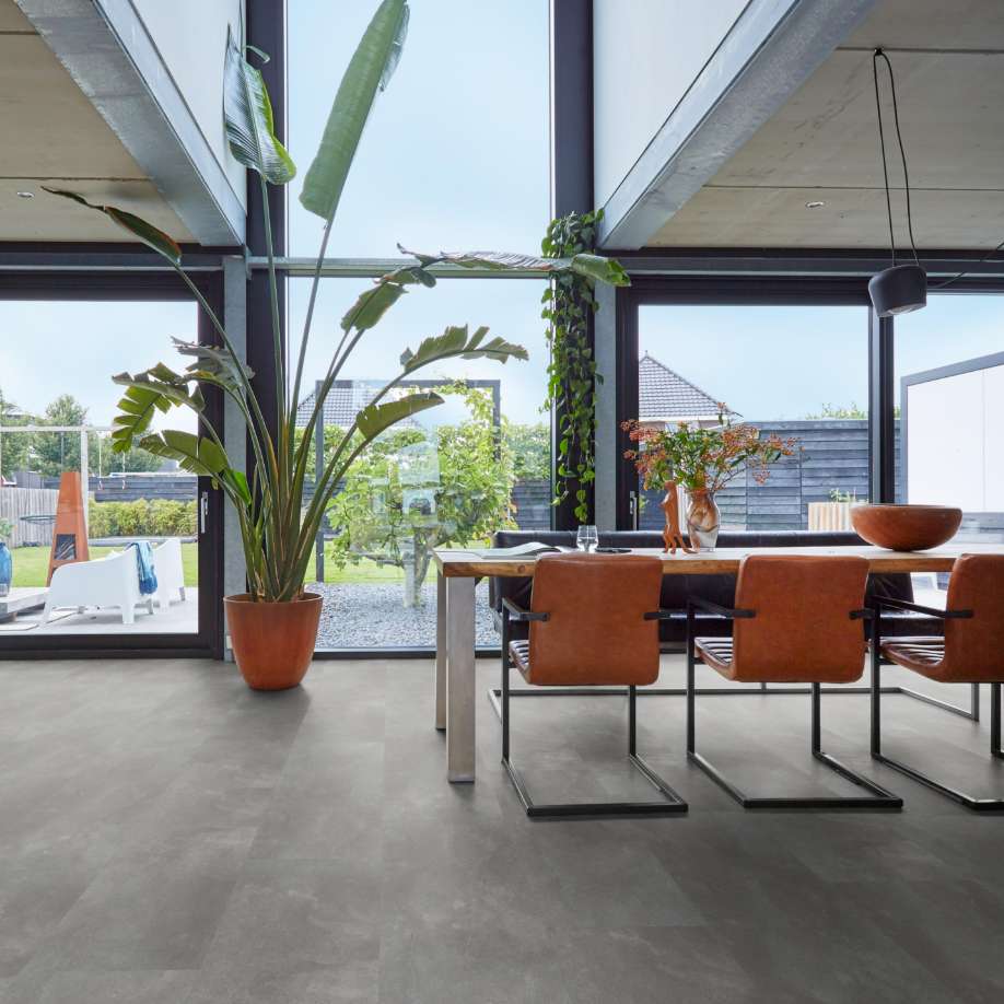 Floorlife Ealing dryback dark grey