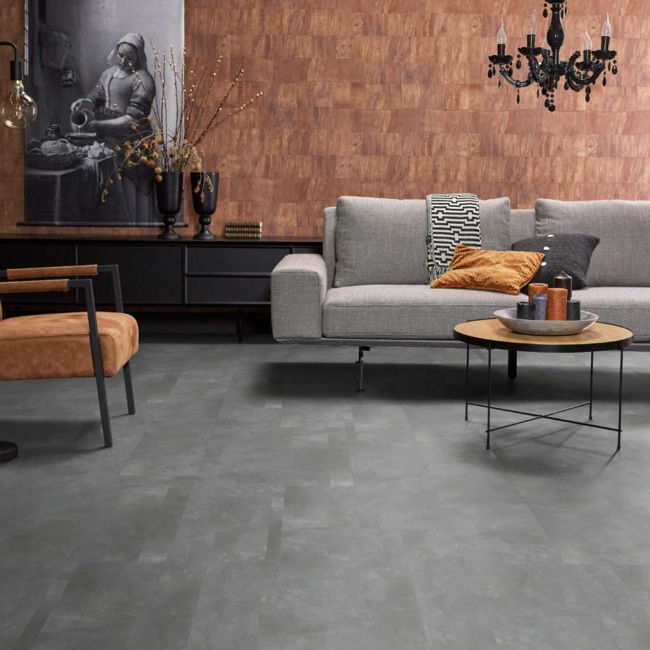 Floorlife Ealing dryback grey