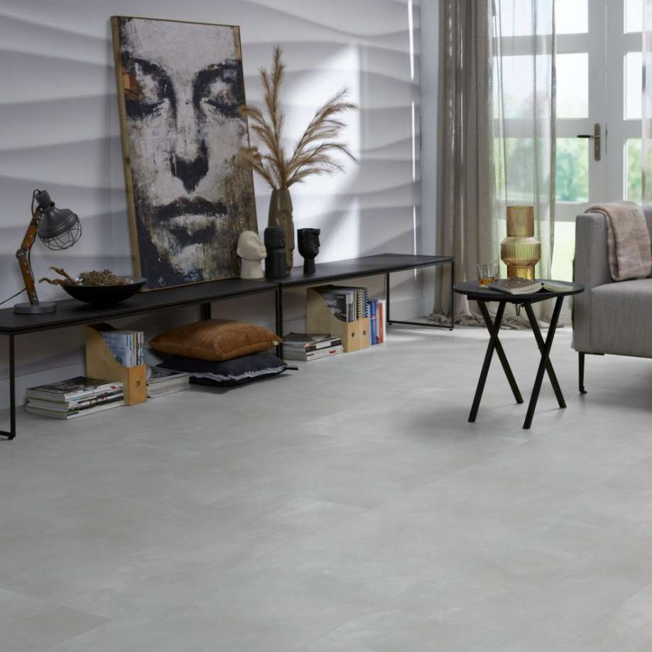 Floorlife Ealing dryback light grey