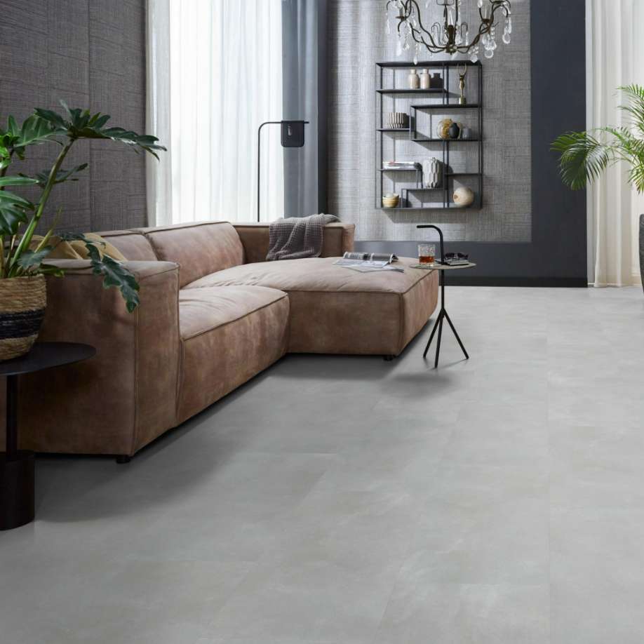 Floorlife Ealing dryback light grey