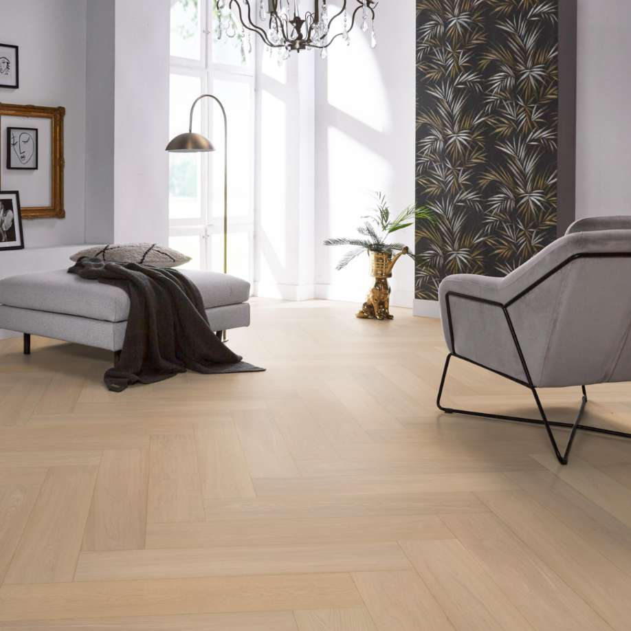 Floorlife Gramercy Park visgraat select wit 5002