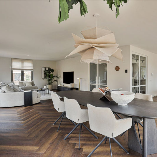 Homestyle Cayenne Visgraat XL Eiken rustiek goud bruin