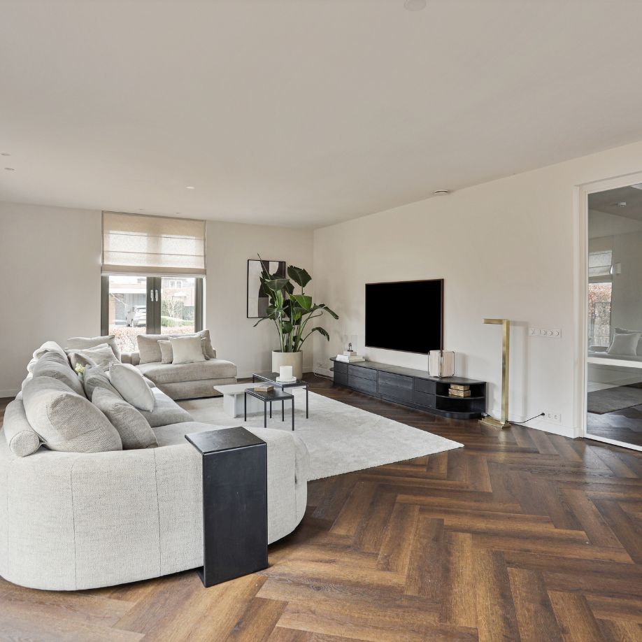 Hebeta Cayenne Visgraat XL Eiken rustiek goud bruin