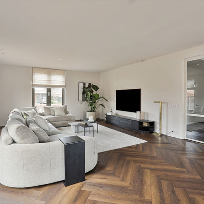 Homestyle Cayenne Visgraat XL Eiken rustiek goud bruin