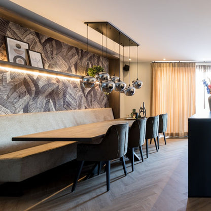 Hebeta Charente Visgraat Eiken grijs bruin