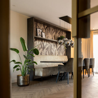 Hebeta Charente Visgraat Eiken grijs bruin