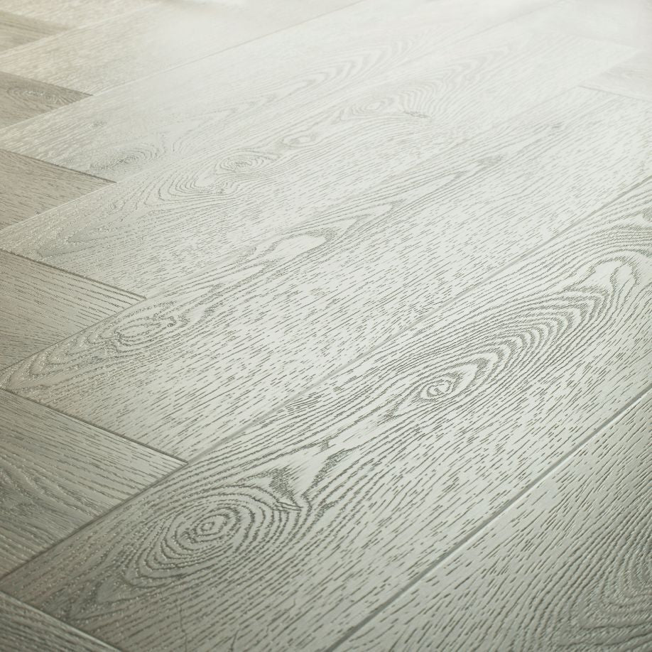 Hebeta Charente Visgraat Eiken grijs bruin