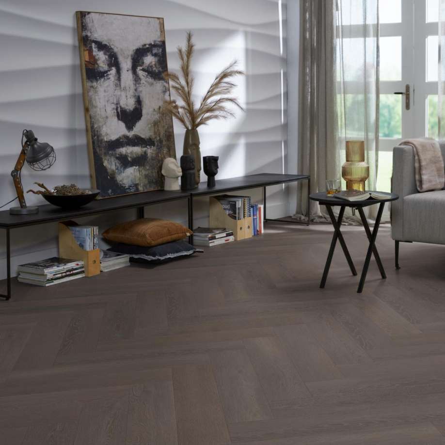 vtwonen Herringbone click SRC charcoal