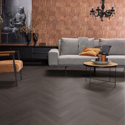 vtwonen Herringbone click SRC charcoal