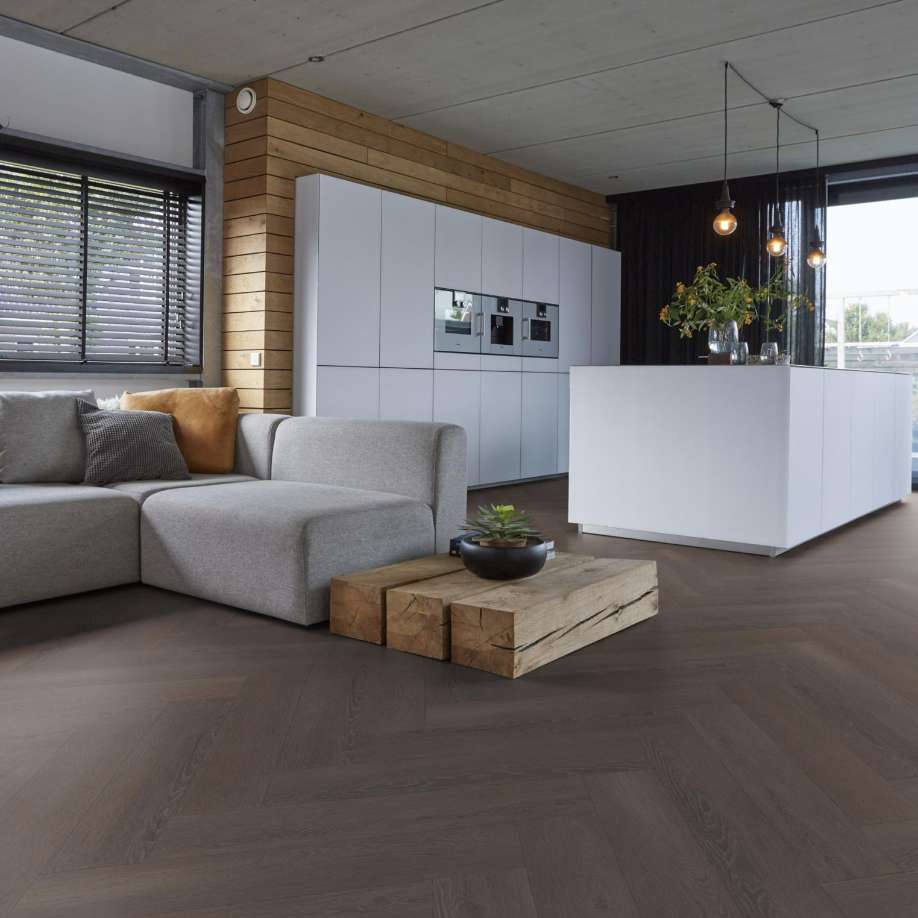 vtwonen Herringbone dryback charcoal