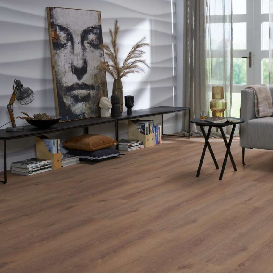 Floorlife Inwood eiken middenbruin 6019