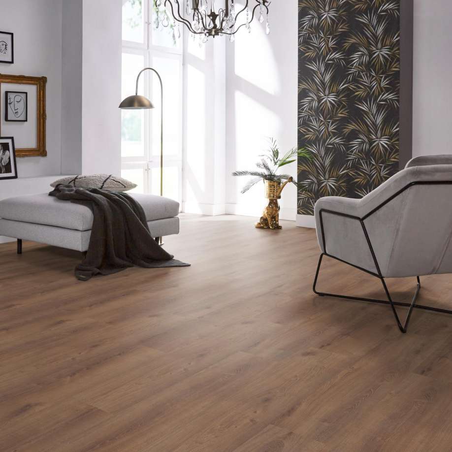 Floorlife Inwood eiken middenbruin 6019
