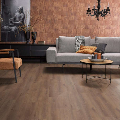 Floorlife Inwood eiken middenbruin 6019