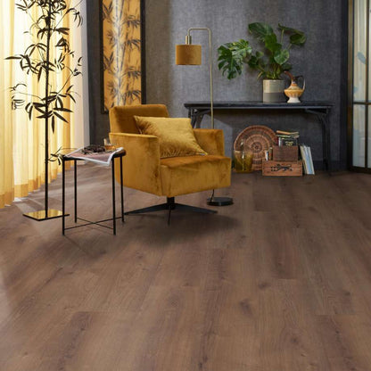 Floorlife Inwood eiken middenbruin 6019