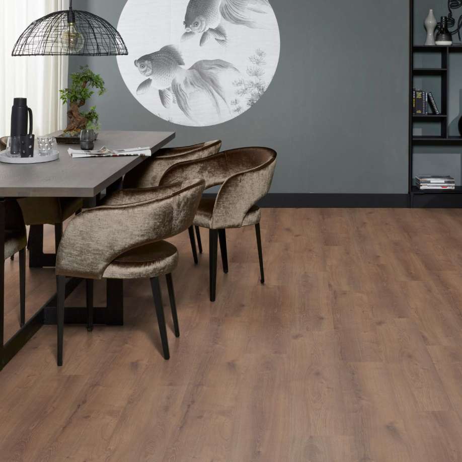 Floorlife Inwood eiken middenbruin 6019