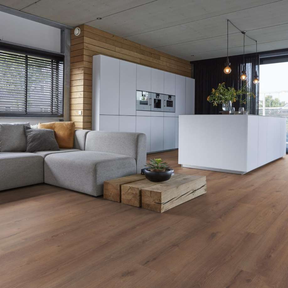 Floorlife Inwood eiken middenbruin 6019