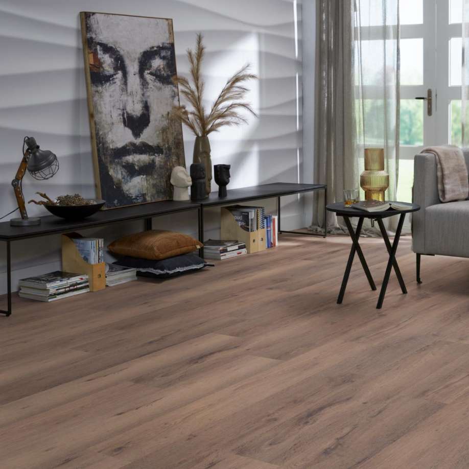 Floorlife Livingston grijsbruin eiken