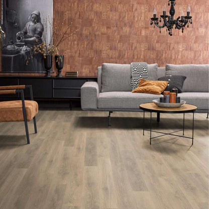 Floorlife Manhattan grijsbruin eiken
