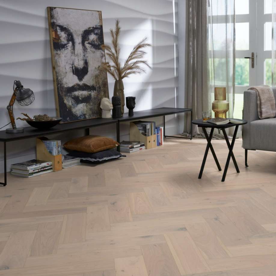 Floorlife Reseda visgraat rustiek wit 5191