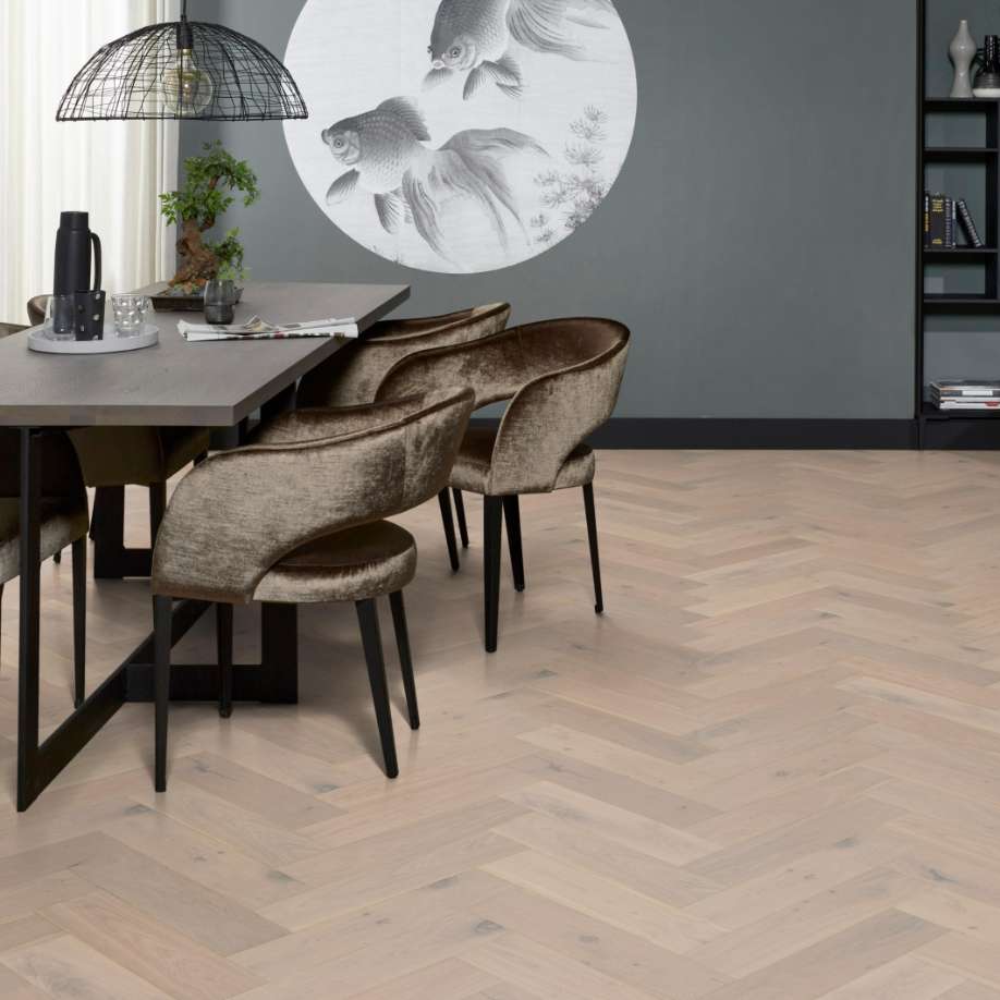 Floorlife Reseda visgraat rustiek wit 5191