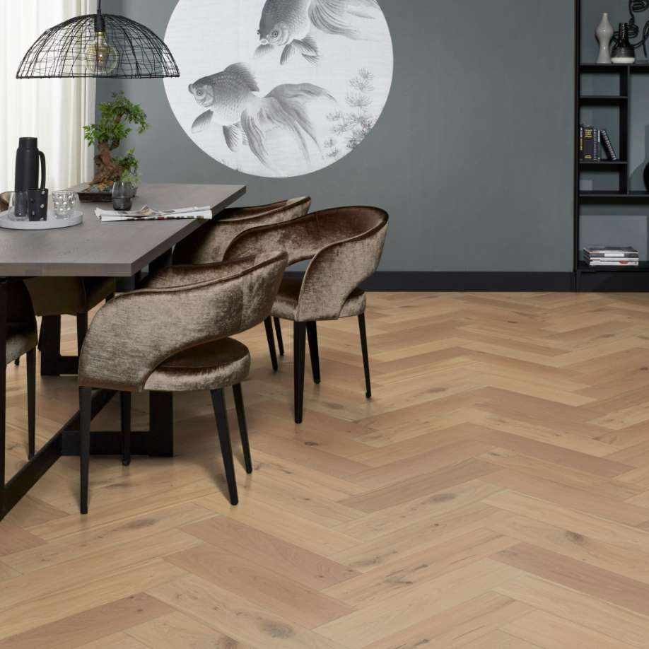 Floorlife Reseda visgraat rustiek blank 5195