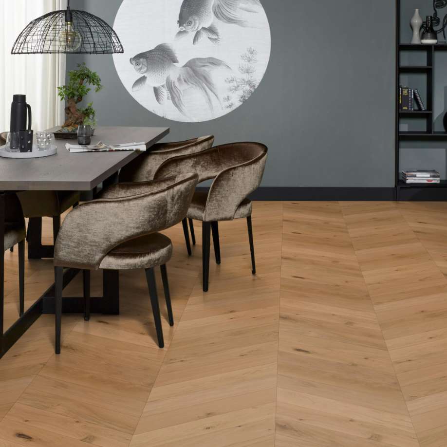 Floorlife Silver Lake hongaarse punt rustiek naturel 7502