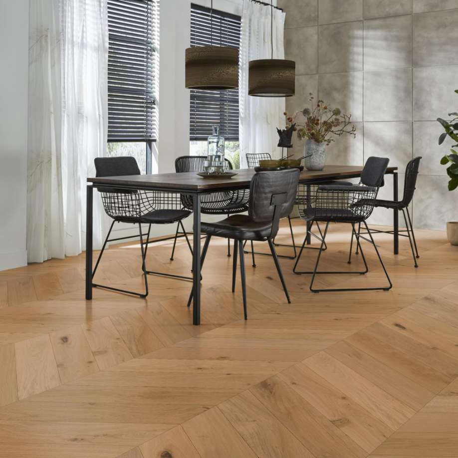 Floorlife Silver Lake hongaarse punt rustiek naturel 7502