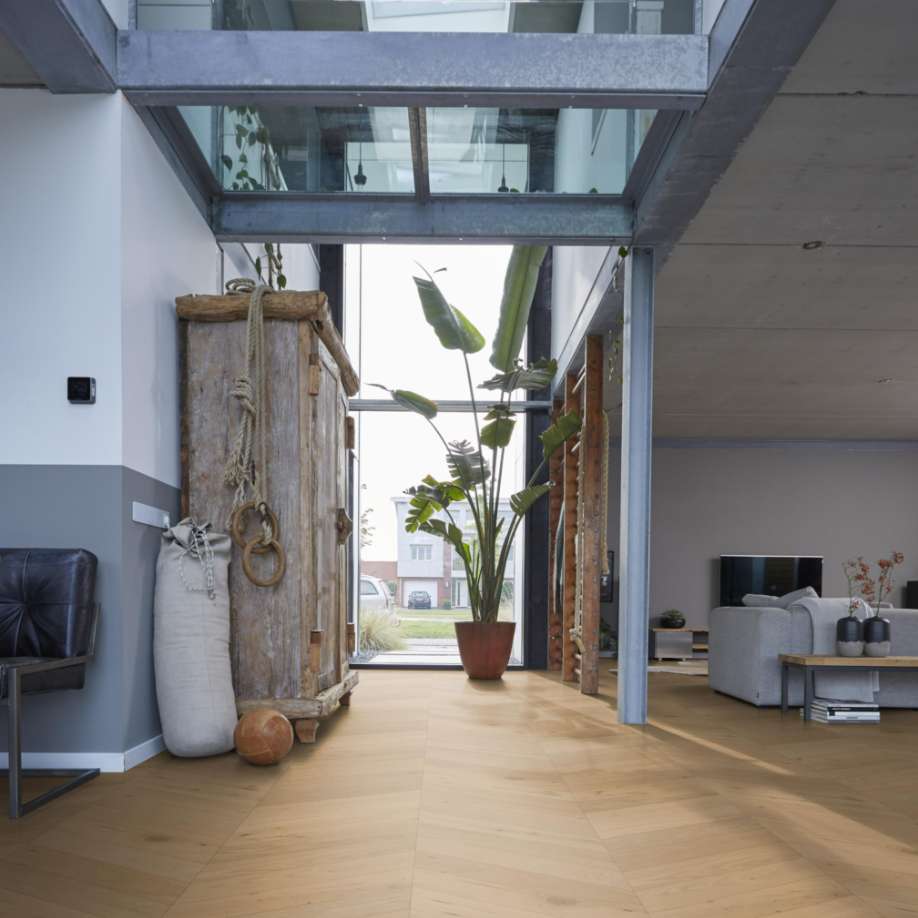 Floorlife Silver Lake hongaarse punt rustiek blank 7503