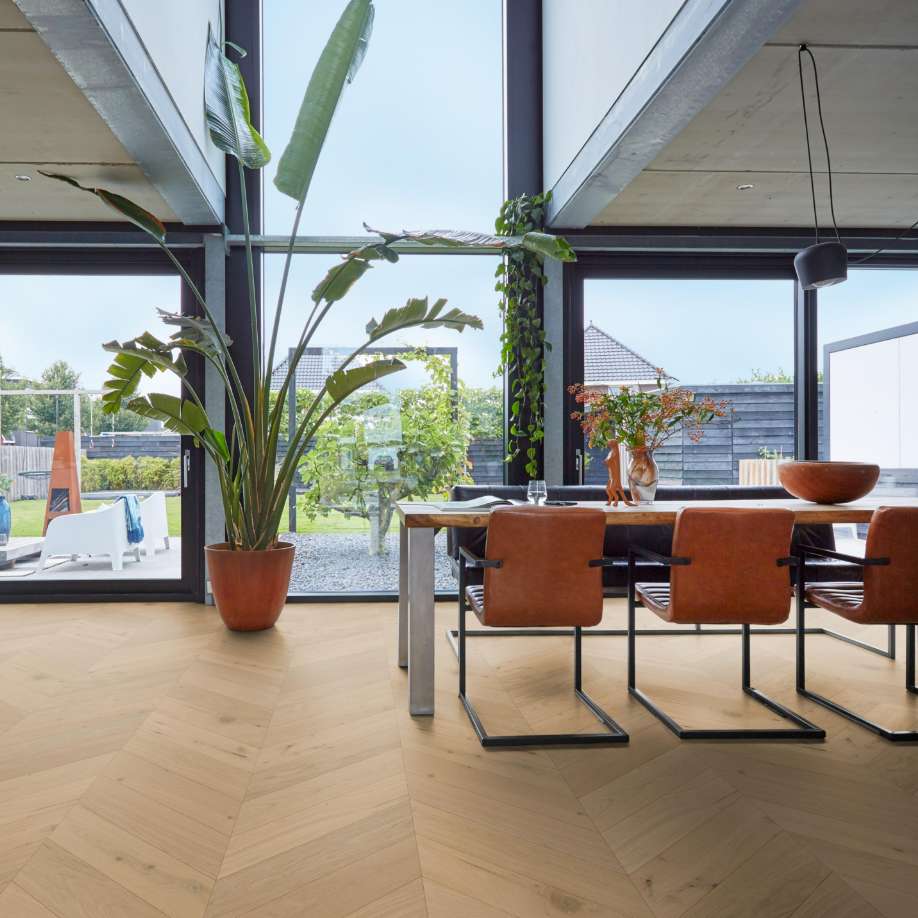 Floorlife Silver Lake hongaarse punt rustiek blank 7503