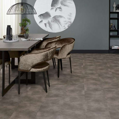Floorlife The Rocks dryback mid grey
