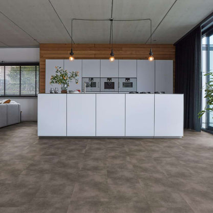 Floorlife The Rocks dryback mid grey