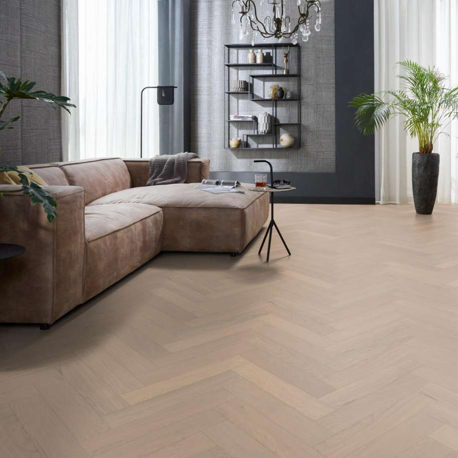 Floorlife Van Nuys visgraat select wit 4802
