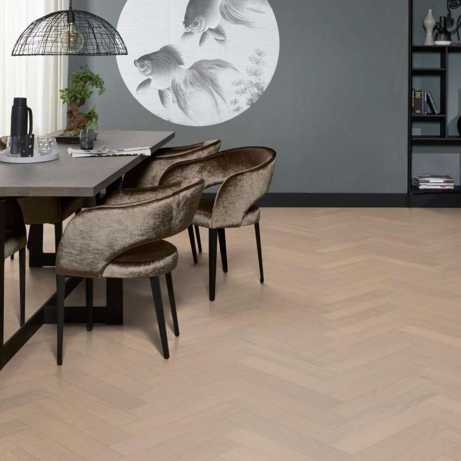 Floorlife Van Nuys visgraat select wit 4802