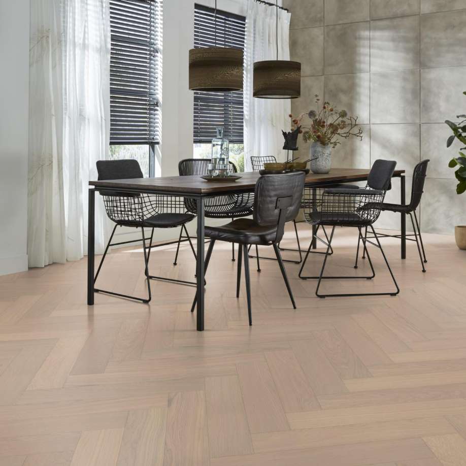 Floorlife Van Nuys visgraat select wit 4802