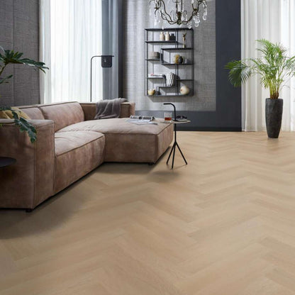 Floorlife YUP Fulham herringbone dryback natural oak