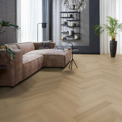 Floorlife YUP Fulham herringbone dryback warm oak