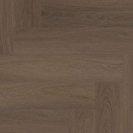 Floorlife YUP Fulham herringbone dryback brown