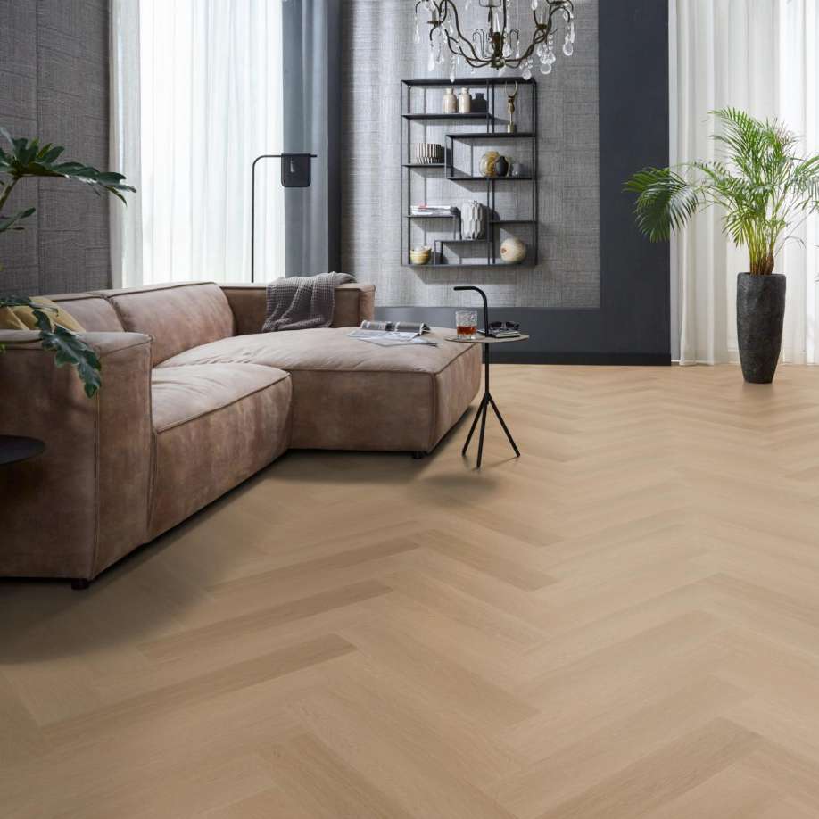 Floorlife YUP Fulham herringbone click SRC dark oak